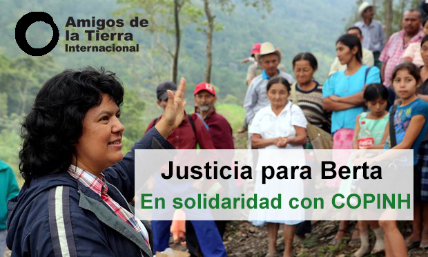 Justicia para Berta Cáceres. Aniversario del asesinato de Berta Cáceres