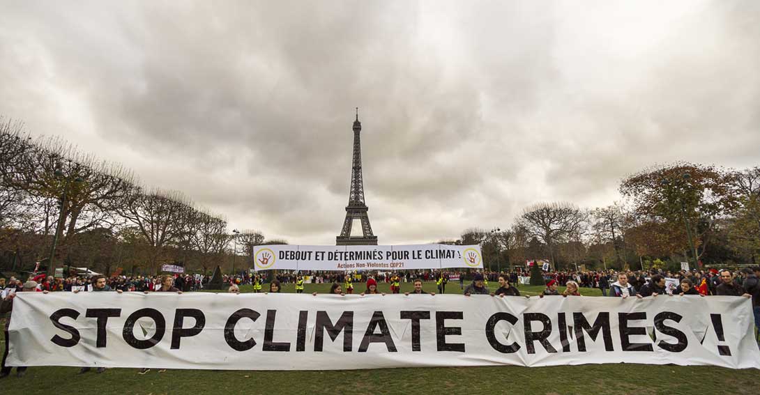 Ir a Alianza por el Clima pide el inmediato comienzo del proceso de ratificación del Acuerdo de París en España