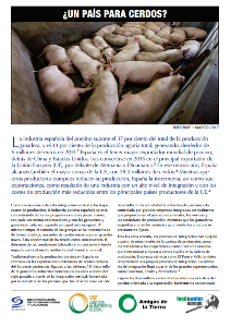 informe ambiental sobre el porcino en España