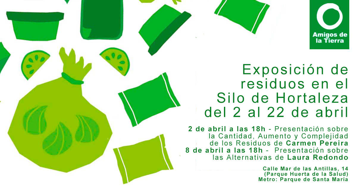 Ir a Madrid: Inauguración de la exposición sobre los residuos (Hortaleza)