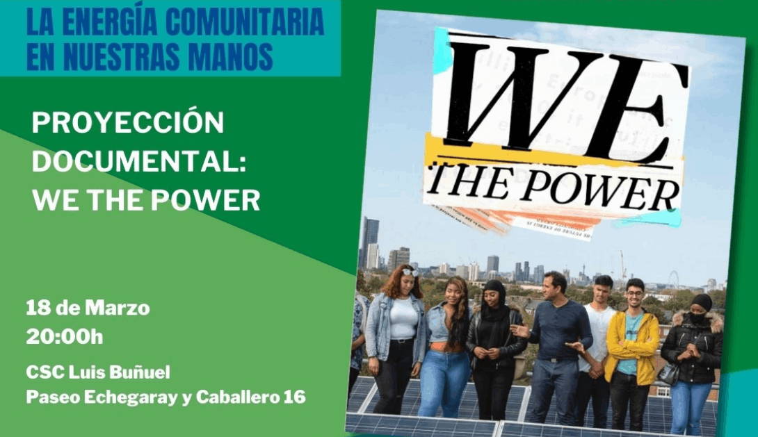 Ir a Cineforum Comunidades Energéticas «We the Power»- Zaragoza