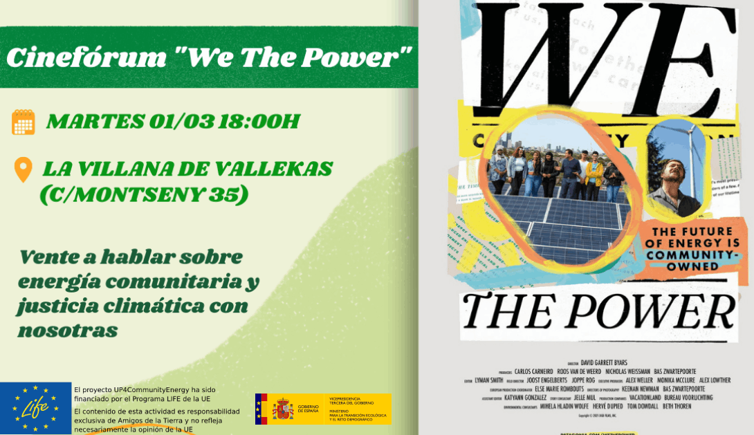 Ir a Cineforum Comunidades Energéticas «We the Power»- Madrid