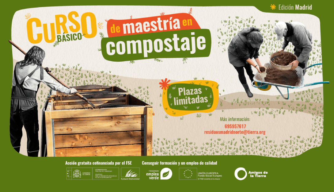 Ir a Tercer y último curso básico de maestría en compostaje en Madrid