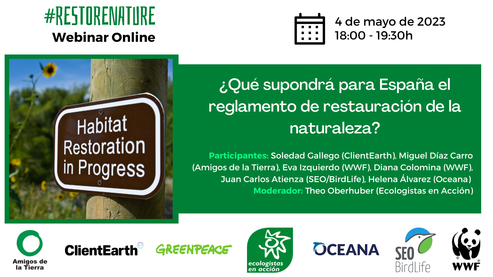 Ir a Webinar ¿Qué supondrá en España el reglamento de restauración de la naturaleza?
