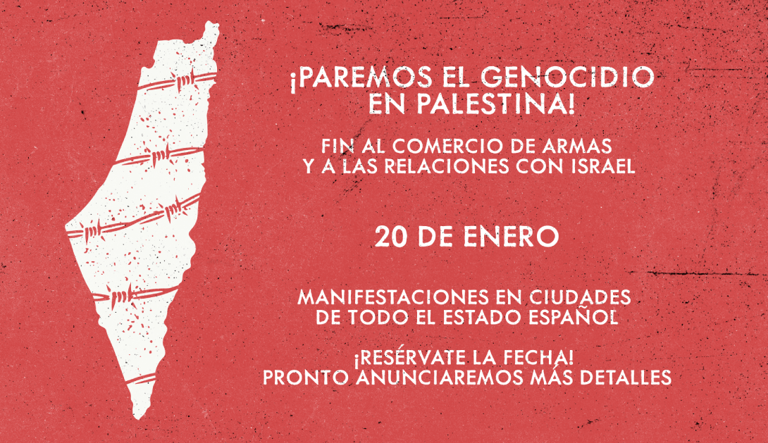 Ir a El próximo 20 de enero ¡a las calles por Palestina!